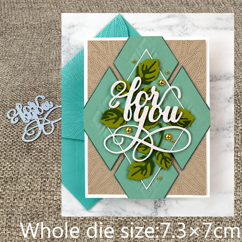 Металлические штампы XLDesign для рукоделия трафарет форма украшения букв