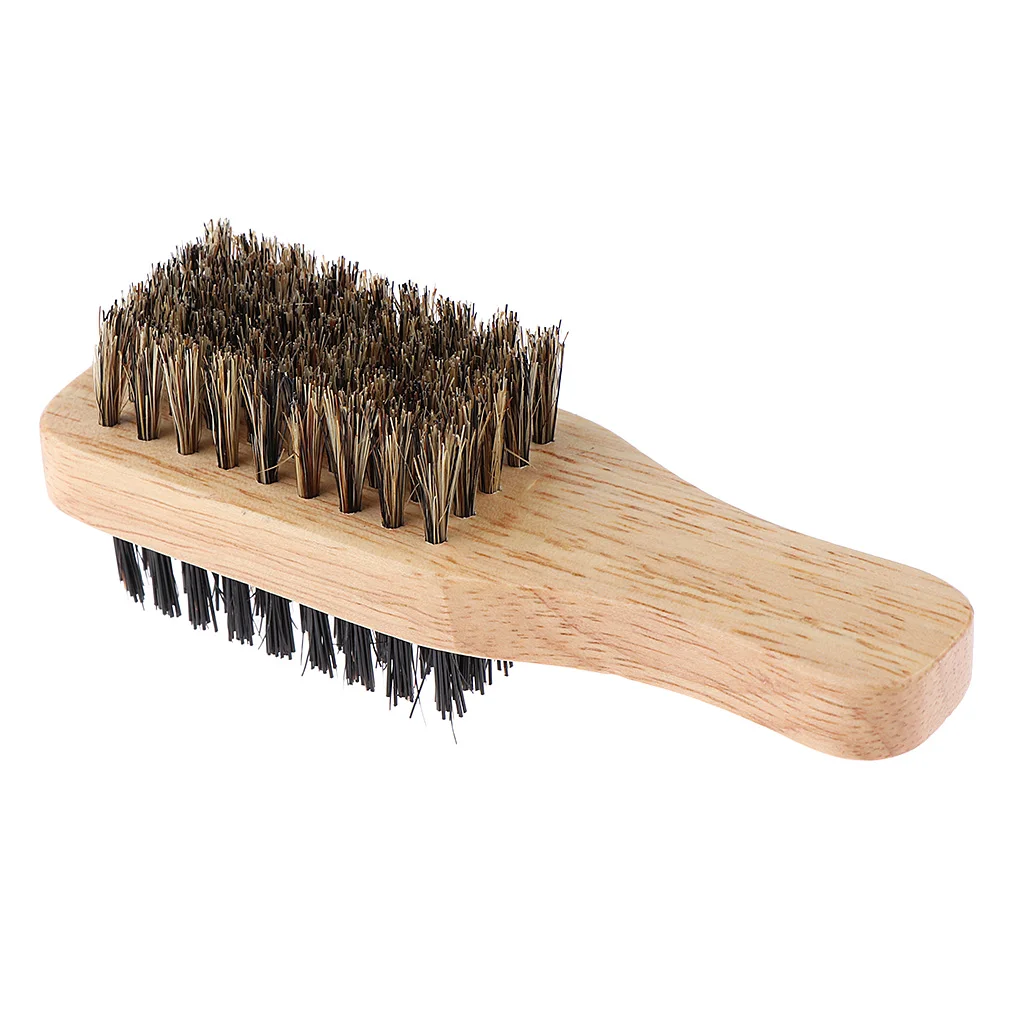 

Mens Bristle Hair Brush, Natural Wooden Wave Brush for Male, Beard Hairbrush for Fine,Thin,Short,Long,Thick,Curly,Wavy Hair