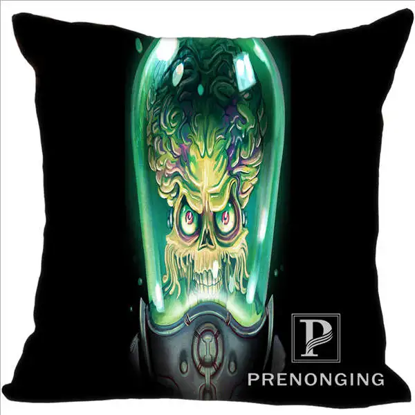 На заказ Наволочка Чехол Mars Attacks Monsters Square Подушка на молнии Обложка Печать 20x20 см, 35x35 см(одна сторона)#180117-152