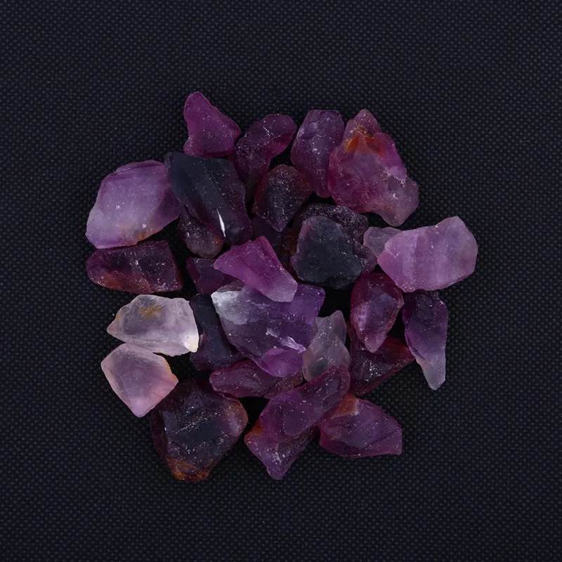 Natural Purple Fluorite DIY Jewelry Raw Materials Crystal Ore For Necklace Bracelet Stones Decoration Crafts