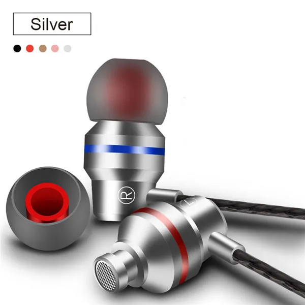 3.5mm Silver CALETOP, 3,5 мм, Тип C, наушники с динамическим приводом, HiFi, USB-C, наушники-вкладыши, бас, металлическая Спортивная игровая гарнитура с микрофоном для Xiaomi huawei - Цвет: 3.5mm Silver