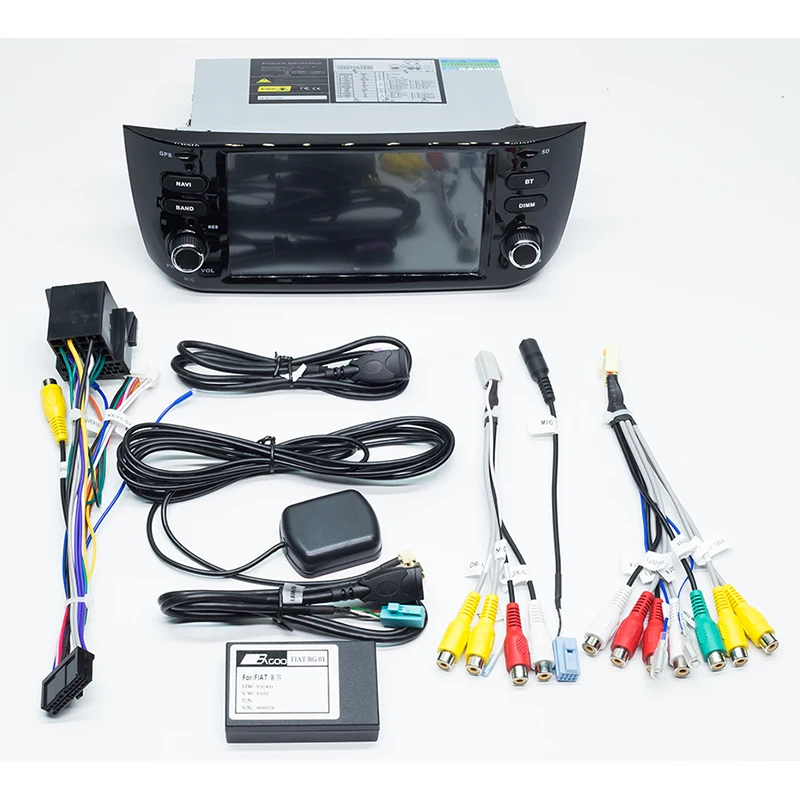 Excellent 4G+64G PX5 HD Android 9 Car DVD Player for FIAT Punto 199 310 / Linea 323 2012 2013 2014 2015 2016 Radio GPS WiFi TPMS USB SD 5