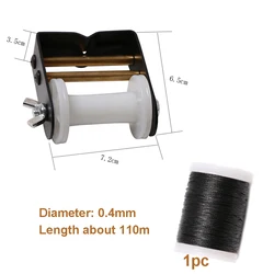 Archery Bowstring Threading and Repair Tool (Set 110m black wire)
