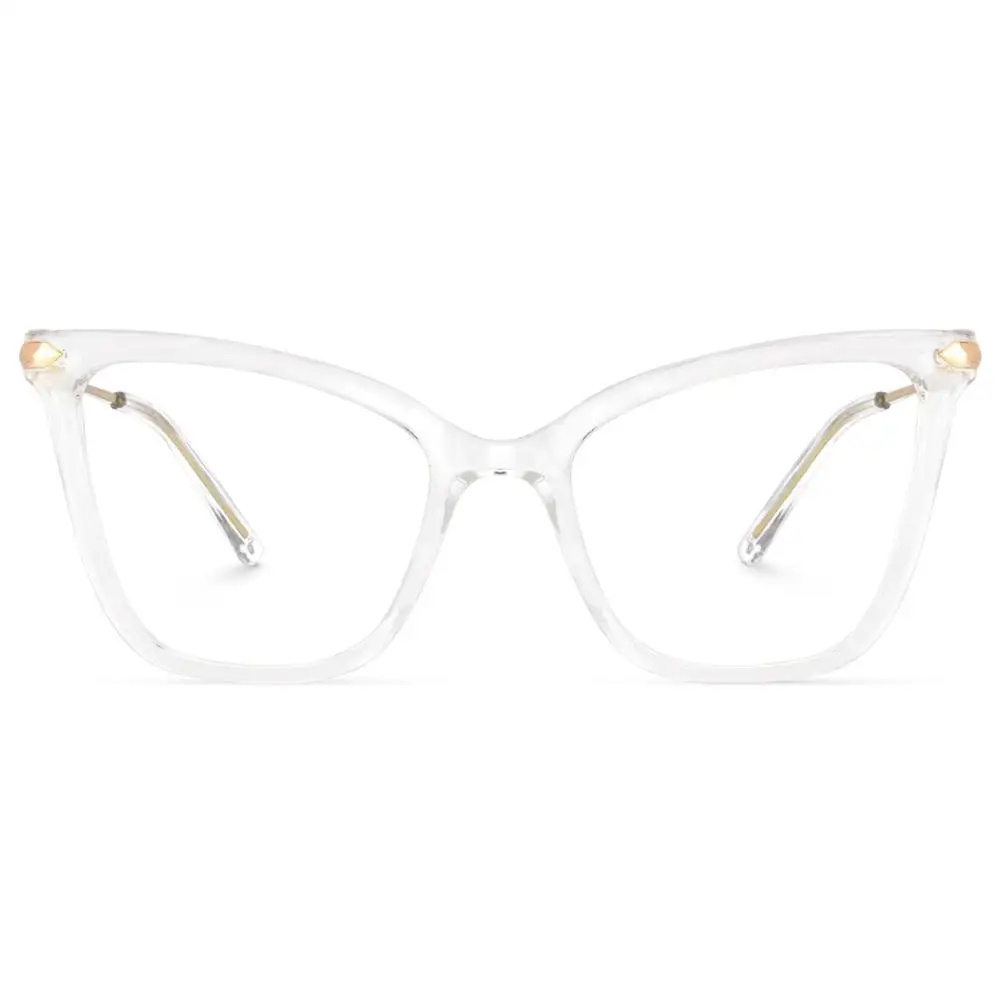 

Zeelool Women's Oversized Butterfly Eyeglasses Frame with Clear Lens Hilary FX0206