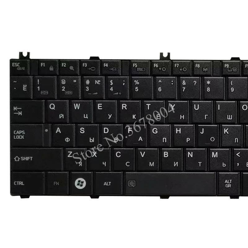 Новая русская клавиатура для ноутбука Toshiba Satellite L655 L655D C655 C655D C660 C660D C650D L650 C670 L650D L755 Клавиатура черного цвета