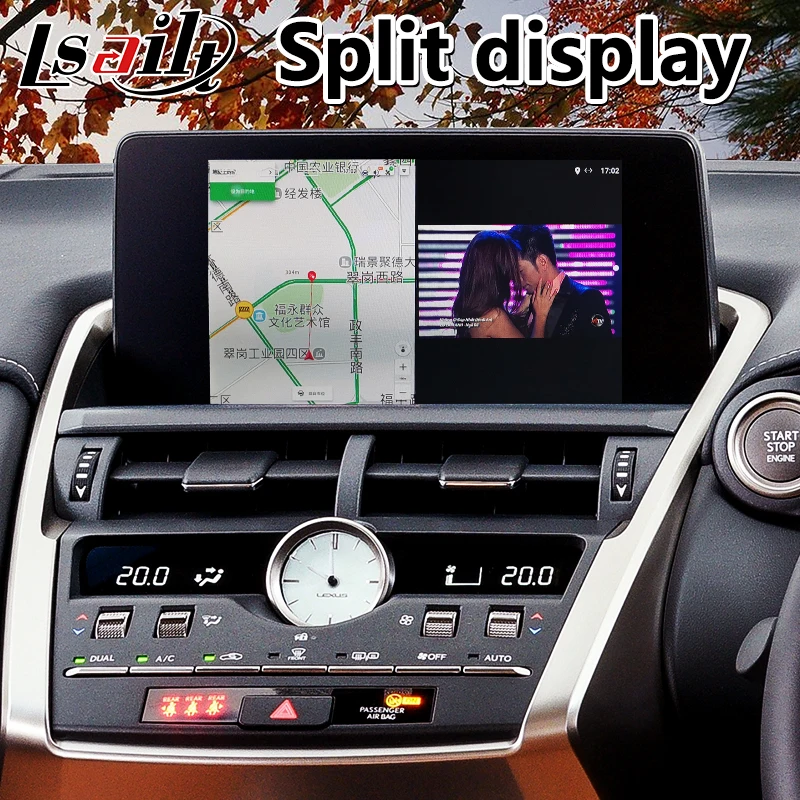 Lsailt Android 7,1 Автомобильный видео интерфейс для Lexus NX300 с тачпадом gps навигационная коробка для- лет 8 дюймов NX 300