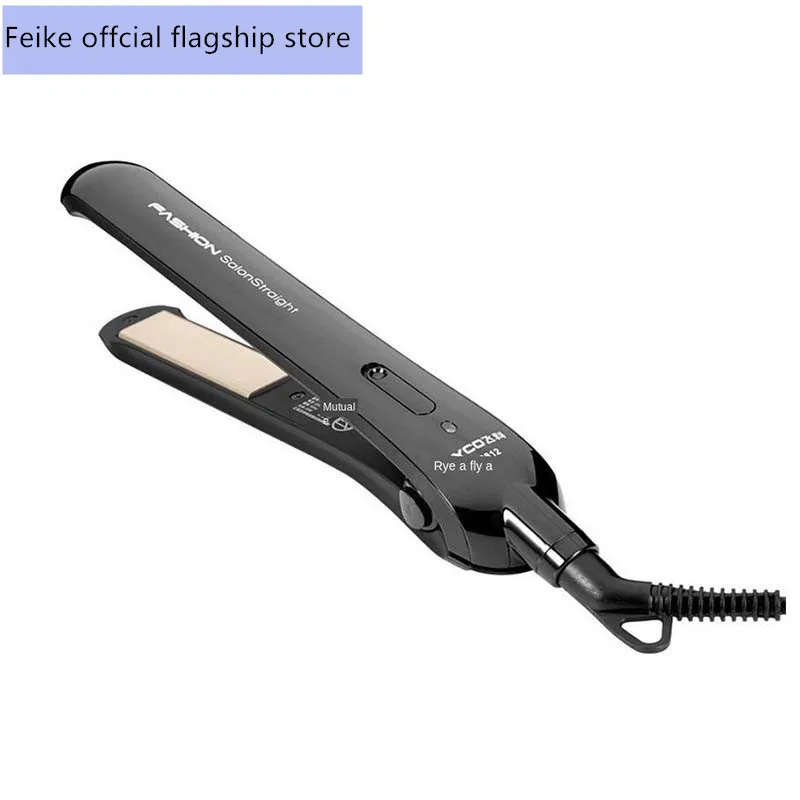 Roll Straight Hair Stick 3D Splint Hair Straightener Ceramic Glaze Straightening Dual-Use Bangs Perm Flat Iron Wide