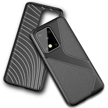 

30pcs/lot For Samsung Galaxy S20 Plus Shockproof S Line Ultra Thin Soft TPU Case For Samsung Galaxy S20 Ultra
