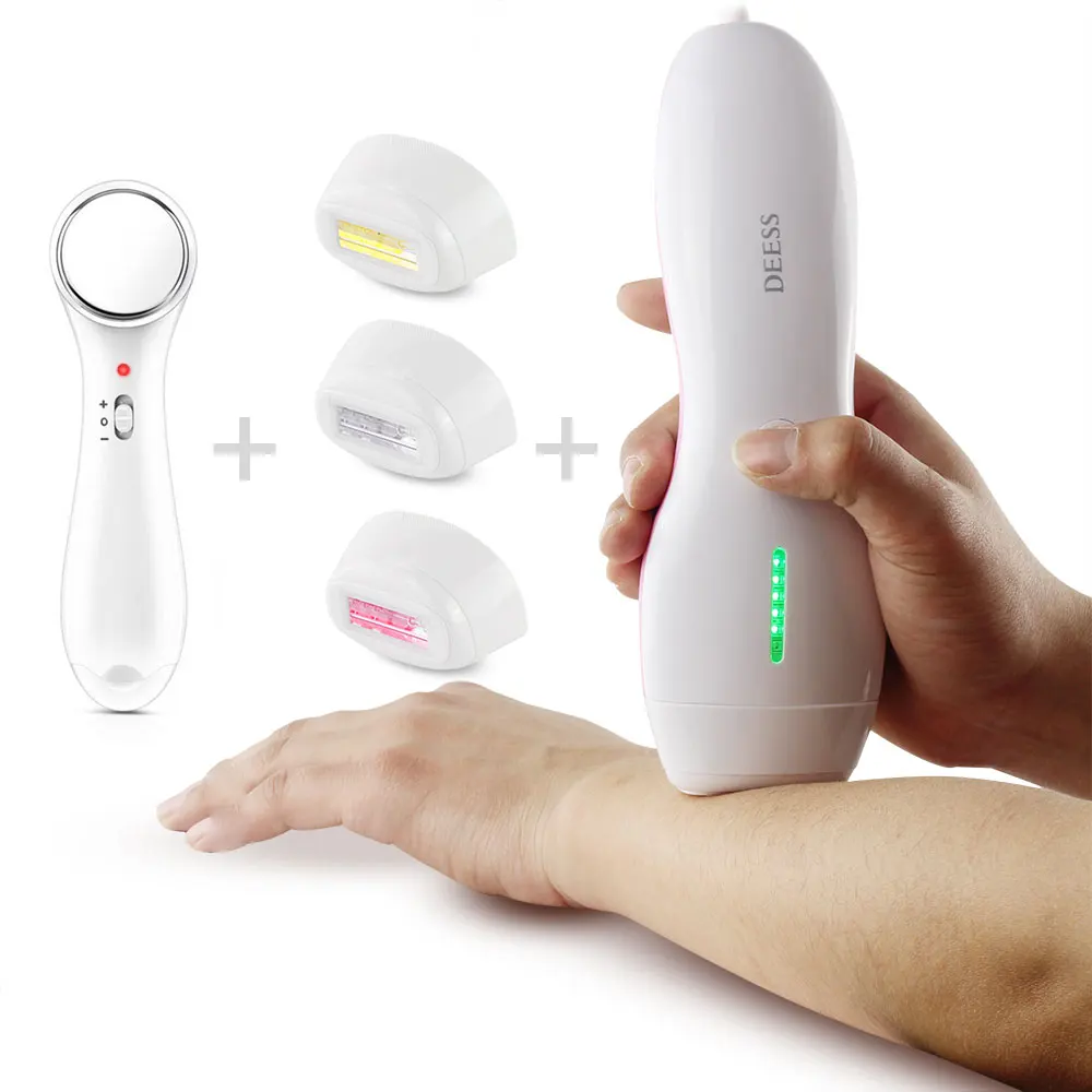 PROD 32796628023 DEESS 3 in 1 Permanent Laser Epilator IPL Hair Removal
Depilatory Full Body Use Remove Acne and wrinkle Bikini Face Hair
Removal