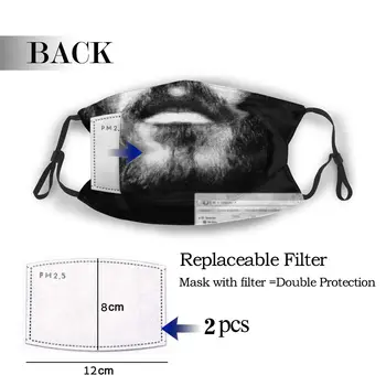 

protective mask with filter Man Up Christian Be The Man God Called You To Be anti dust PM2.5 reuse adult teen child girl