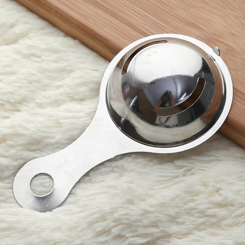 Egg Tools Spoon Egg Yolk White Separator Egg Divider Kitchen Tools Stainless Steel Egg Separator Tool 1 Pc