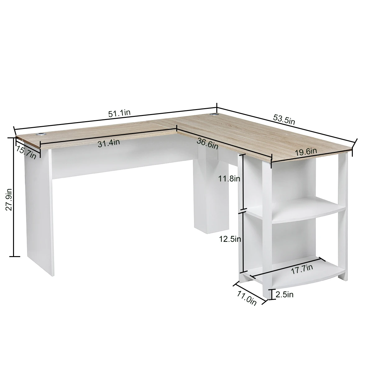 L-Shaped Corner Computer Office Desk With Book Shelves Home Desk Commercial Furniture table laptop table computer desk L-Shaped Corner Computer Office Desk With Book Shelves Home Desk Commercial Furniture table laptop table computer desk