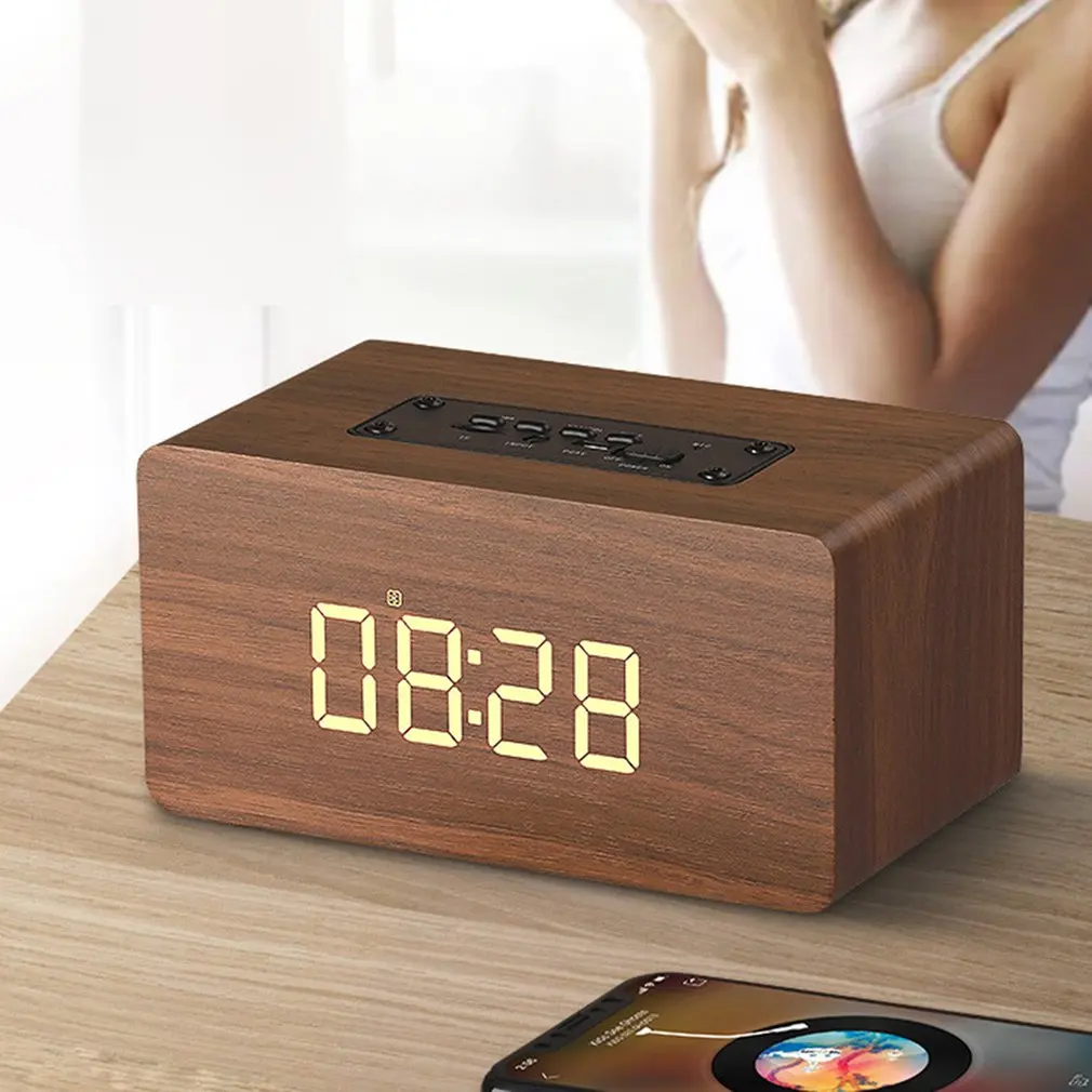 Беспроводной Bluetooth динамик Саундбар Портативный hifi шок бас деревянный Bluetooth Саундбар звуковая панель caixa де сом