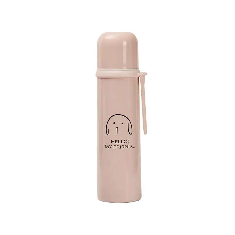 Термос объемом 500 мл, Термокружка Из Нержавеющей Стали, Термокружка для путешествий, Вакуумная чашка для воды, для школы, дома, чая, кофе, бутылка для напитков