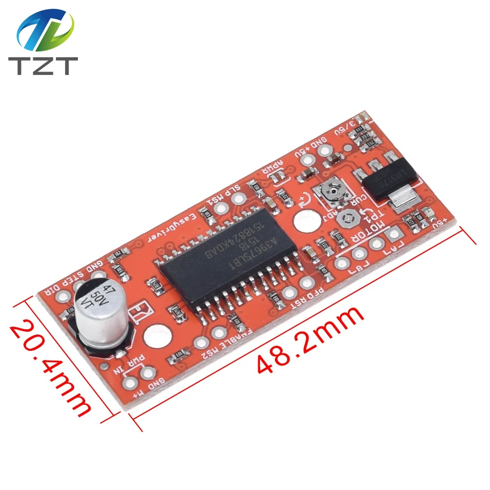 TZT A3967 EasyDriver Stepper Motor Driver V44 for arduino development board 3D Printer A3967 module