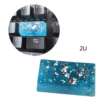 

1Pc 2U Handmade Customized OEM R4 Resin Keycap Keyboard RGB Translucent Keycap