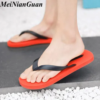 

Summer Men's Flip-flops High Quality Men Slippers Teenager Comfort Beach Shoes Hot Sale Male Summer Shoes Walking Man Shoe L7