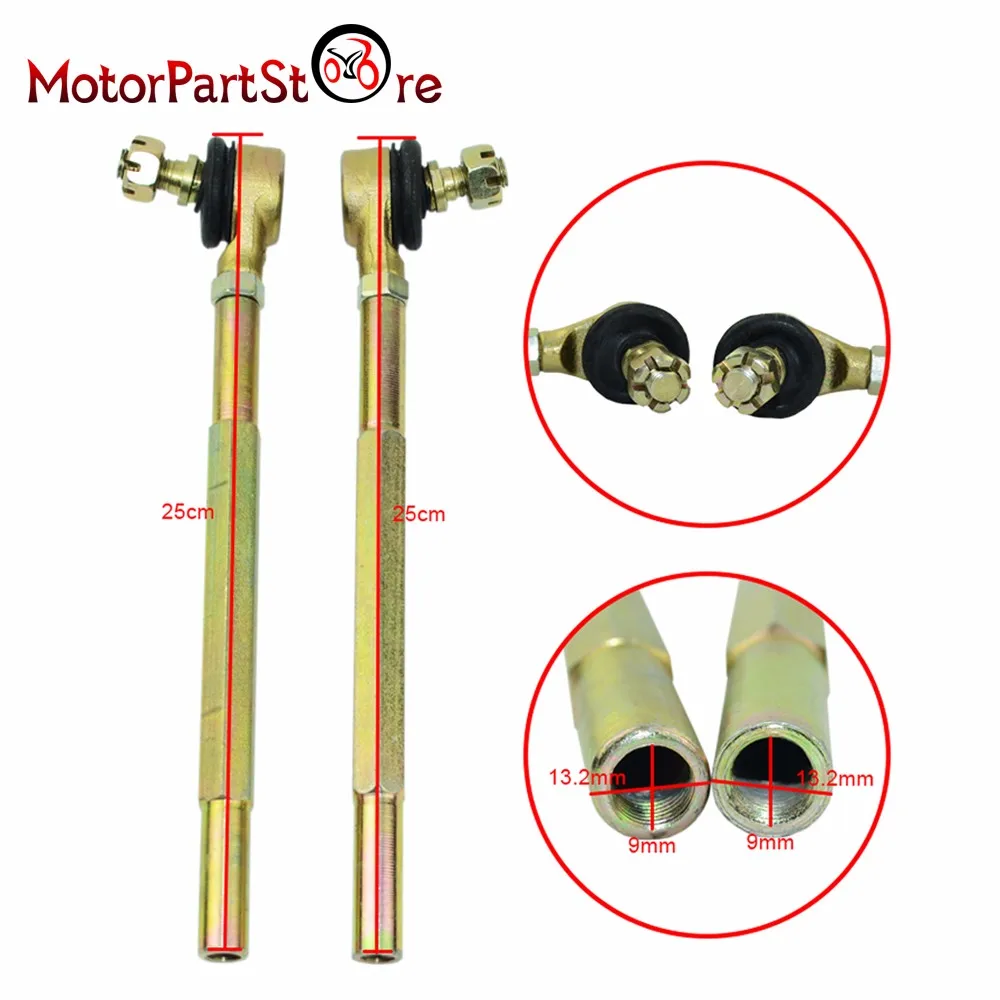 Руль Запчасти рулевой тяги регулируемый вал Набор для 110cc картинг ATV мотор аксессуары для мотоциклов