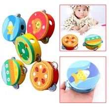 Детский Музыкальный барабан игрушка развивающий мультфильм музыкальный барабан игрушечный молоток инструмент ручной звуковой барабан детские игрушки для детей