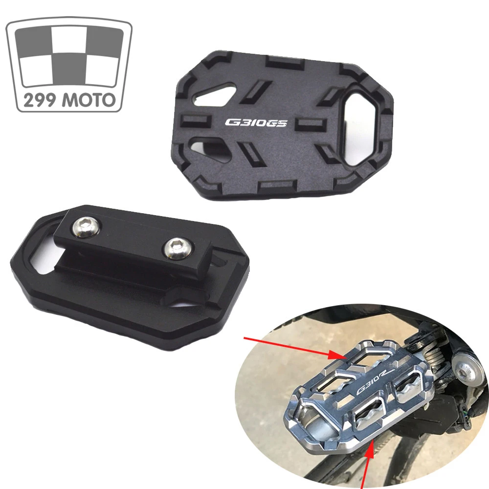 

ForBMW G310GS G310 GS G 310 GS 2017-2019 Motorcycle Billet MX Wide Foot Pegs Footrest Support Pedals