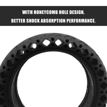 

Solid Hole Tire Shock Absorber Non-Pneumatic Tyre Damping Rubber Tyre Wheel 8.5in For Xiaomi Mijia M365 Scooter Skateboard Tyre