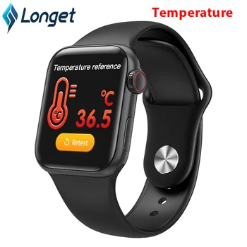 

Longet body temperature Smart Watch For Android Heart Rate W58PRO Tracker Blood Pressure ip67 Full Touch Screen Smartwatch