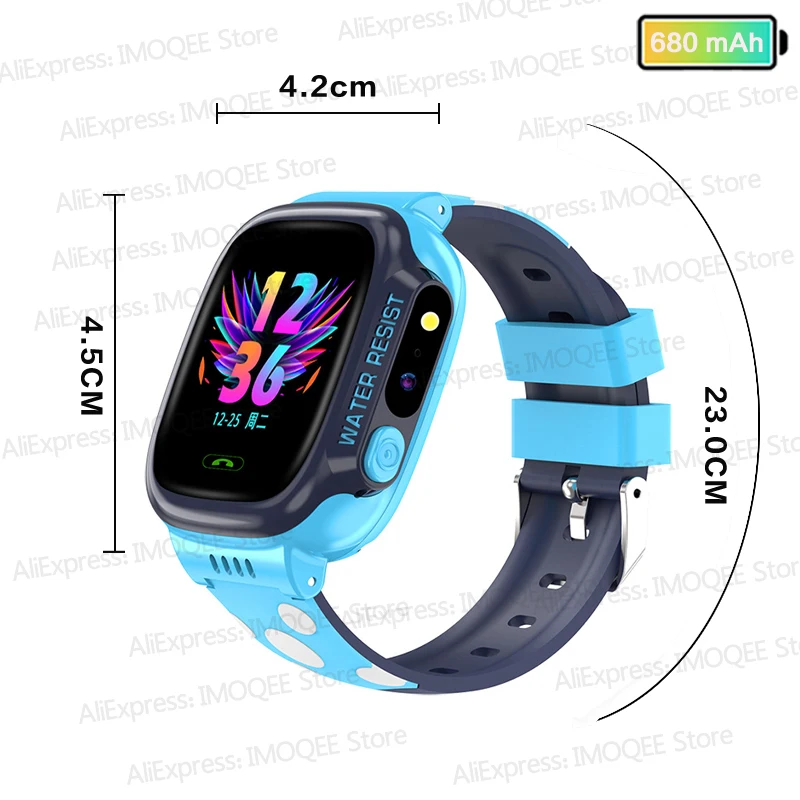 New 2022 Smart Watch Kids Gps Y92 Wifi Positioning Tracker Waterproof  Smartwatch Children's Back Monitor Gift Girl Boy - Smart Watches -  AliExpress