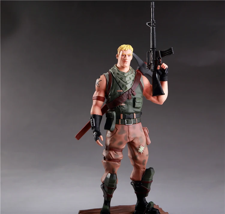 TPS игра fortress персонаж черный рыцарь обнимается команда лидер череп Trooper raptor McFarland Коллекционные Фигурки Модель