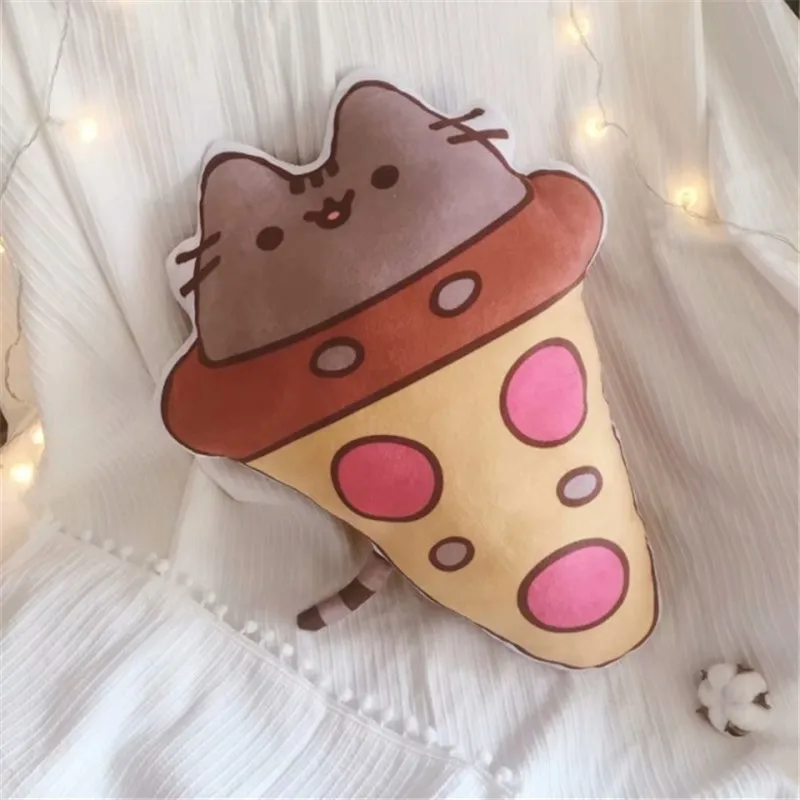 Мультяшная игрушка для пиццы, кошки, мороженого, кошки, подушка, детская игрушка, Детские сопроводительные куклы, комфортные куклы, подарки на праздник