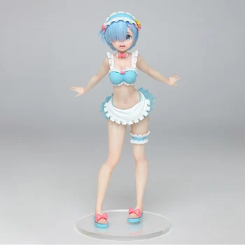 

Rem Anime Re:life in a Different World from Zero EXQ Rem Swimsuit Ver PVC Action Figure Figurine Model Toys Gift Action Figure