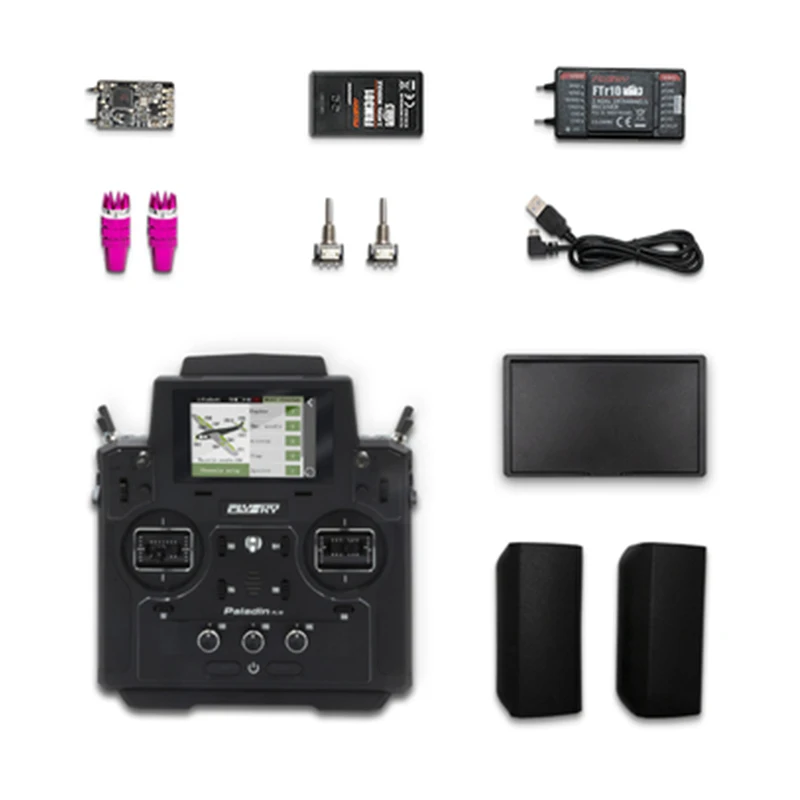 

Flysky FS-PL18 Paladin 2.4G 18CH Radio Transmitter w/FS-FTr10 Receiver HVGA 3.5 Inch TFT Touch Screen for RC FPVDrone