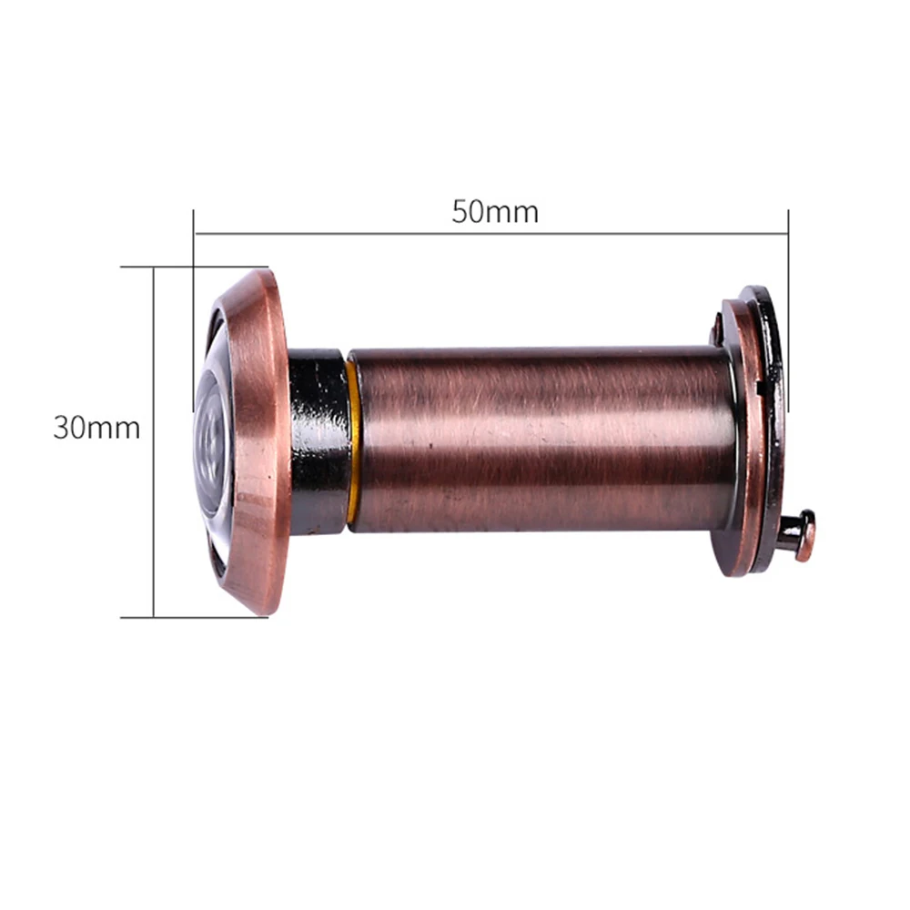 Door Viewer 220 Degree 16mm Adjustable Alloy Tamper Home Security Camera Home Optical Glass Anti-Theft Video Eye Magic Door