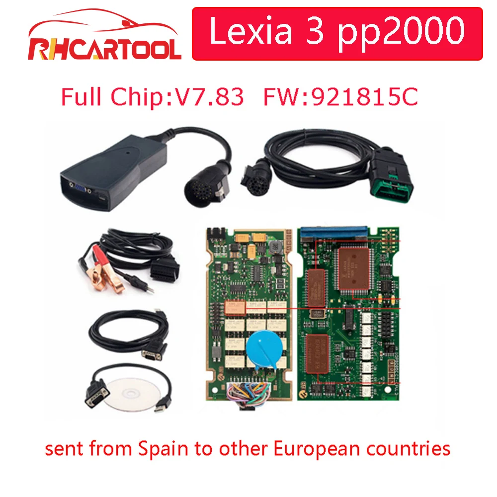 

Golden Full Chips lexia 3 921815C Firmware Diagbox V7.83 Lexia3 PP2000 V48/V25 lexia-3 For Citroen/for Peugeot Diagnostic Tool