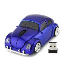 Beetle, автомобильная мышь, 2,4 г, беспроводная мышь, компьютерная игровая мышь, эргономичная оптическая мышь, модная мини-портативная 3D мышь для ноутбука, ПК