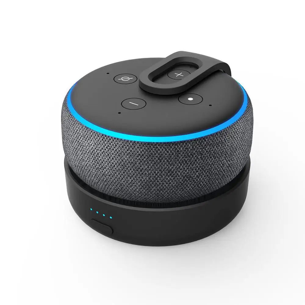 Günstige GGMM D3 Batterie Fall für Amazon Echo Dot (3rd Gen) lade Dock Station Für Echo Alexa Lautsprecher Mit Wiederaufladbare 8 Stunden Spielen