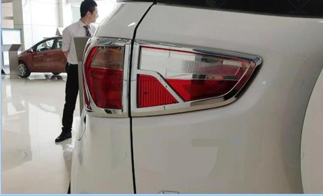 Для Ford Ecosport 2013 Chrome задние фонари лампа задний фонарь накладка