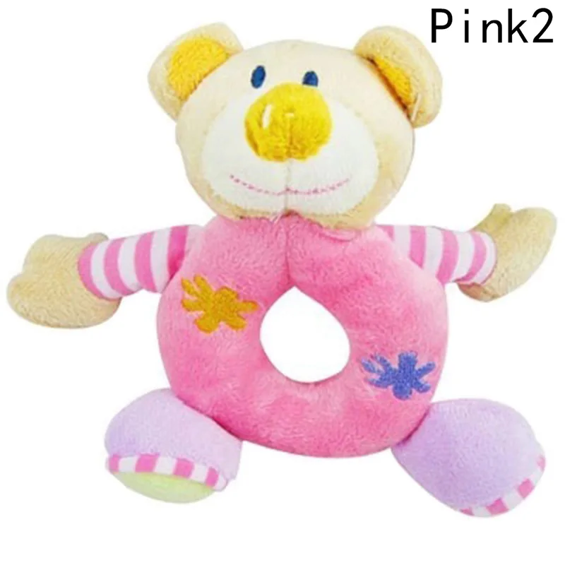 PK2 Kawaii Младенческая плюшевая кукла игрушки детские круглые руки звон мобильный погремушки милые полезные Intellige гладкая мягкая игрушка в виде животного - Цвет: PK2
