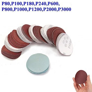 

100 Pcs 3" Sander Sanding Discs Pads 80 - 3000 Grit Hook & Loop Sandpaper Sander Parts Accessories 1 X 100PCS Sanding Paper