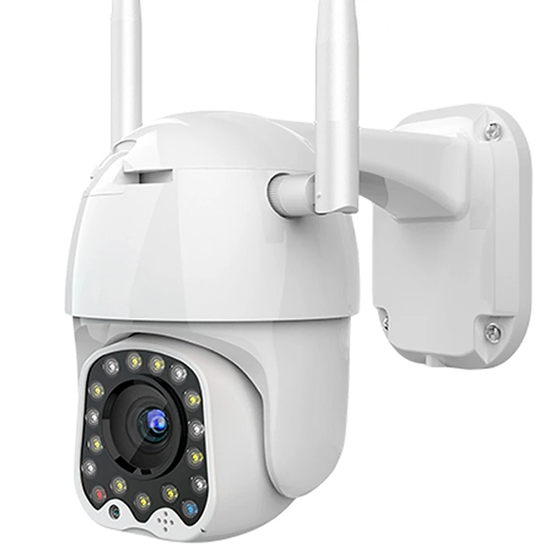 

1080P Wireless Wifi PTZ Camera Outdoor 2MP Home Security IP Camera 360 Degree Rotating Phone Remote Voice Alarm Monitor-EU Plug