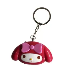 Bonito mini auto defesa chaveiro alarme super alto alarme de segurança pessoal anti ataque alarme de emergência keyring para crianças femininas