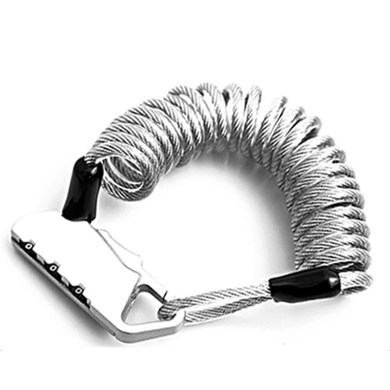 

Mountain Bicycle Code Cable Lock Road Bike Anti-theft 3 Digital Security Lock Cable Electric Password Lock Accessories