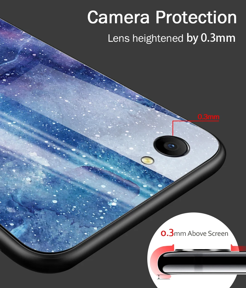Противоударный чехол для телефона для OPPO R15X R17 Pro A39 A3S A57 A59 A7X A9 закаленное Стекло крышка Reno10x зум F1S F9 F11 найти K1 ракушками