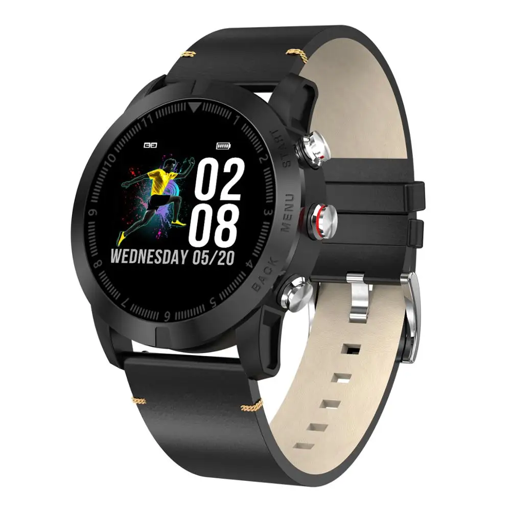 DT NO.1 DT28 1 54 ЭКГ монитор сердечного ритма Смарт часы IP68 Водонепроницаемые Bluetooth