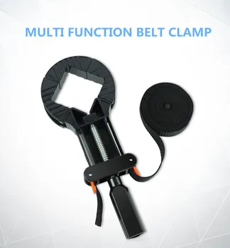 

4M/6M Adjustable Rapid 4 Jaws Corner Clamp Band Strap Holder Right Angle Fixing Clamp for Picture Frame Drawer Woodworking Tools