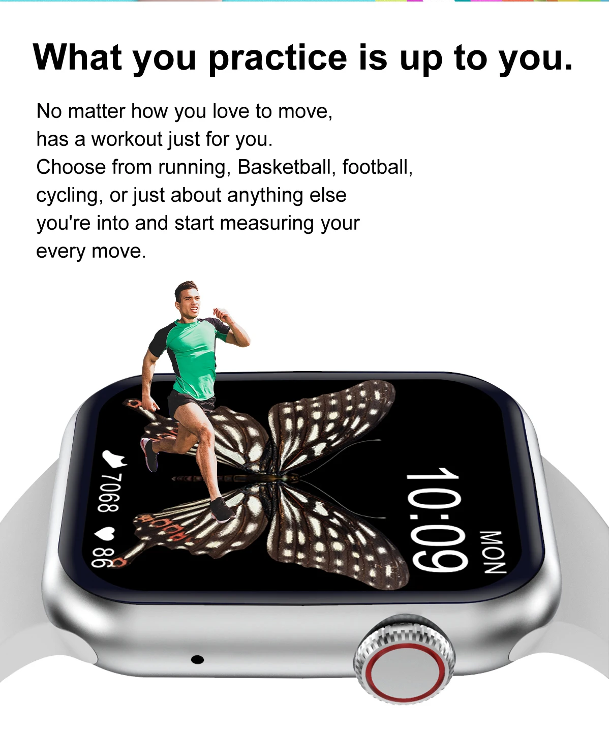 Smartwatch 2022 1.78 Inch Wireless Charging Bluetooth Call Fitness Bracelet Smart Watch Men Women PK IWO 13 Pro W46 W56 Series 6