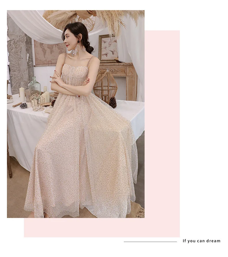 BacklakeGirls, вечерние платья с блестками, без рукавов, на тонких бретельках, ТРАПЕЦИЕВИДНОЕ Longo, Vestido De Noite, официальное платье с открытой спиной