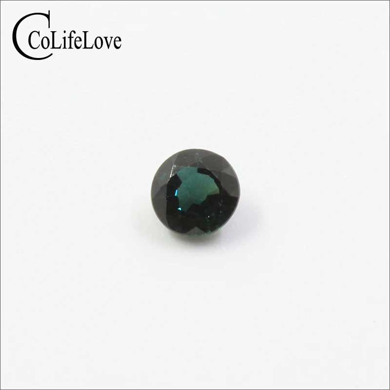 

5mm Round Cut Genuine Dark Blue Sapphire Stone High Quality Loose Sapphire Gem From The Biggest Gem Market In China