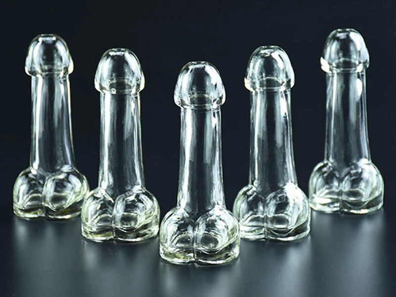 Transparent Creative Penis and Balls Wine/Beer Glass