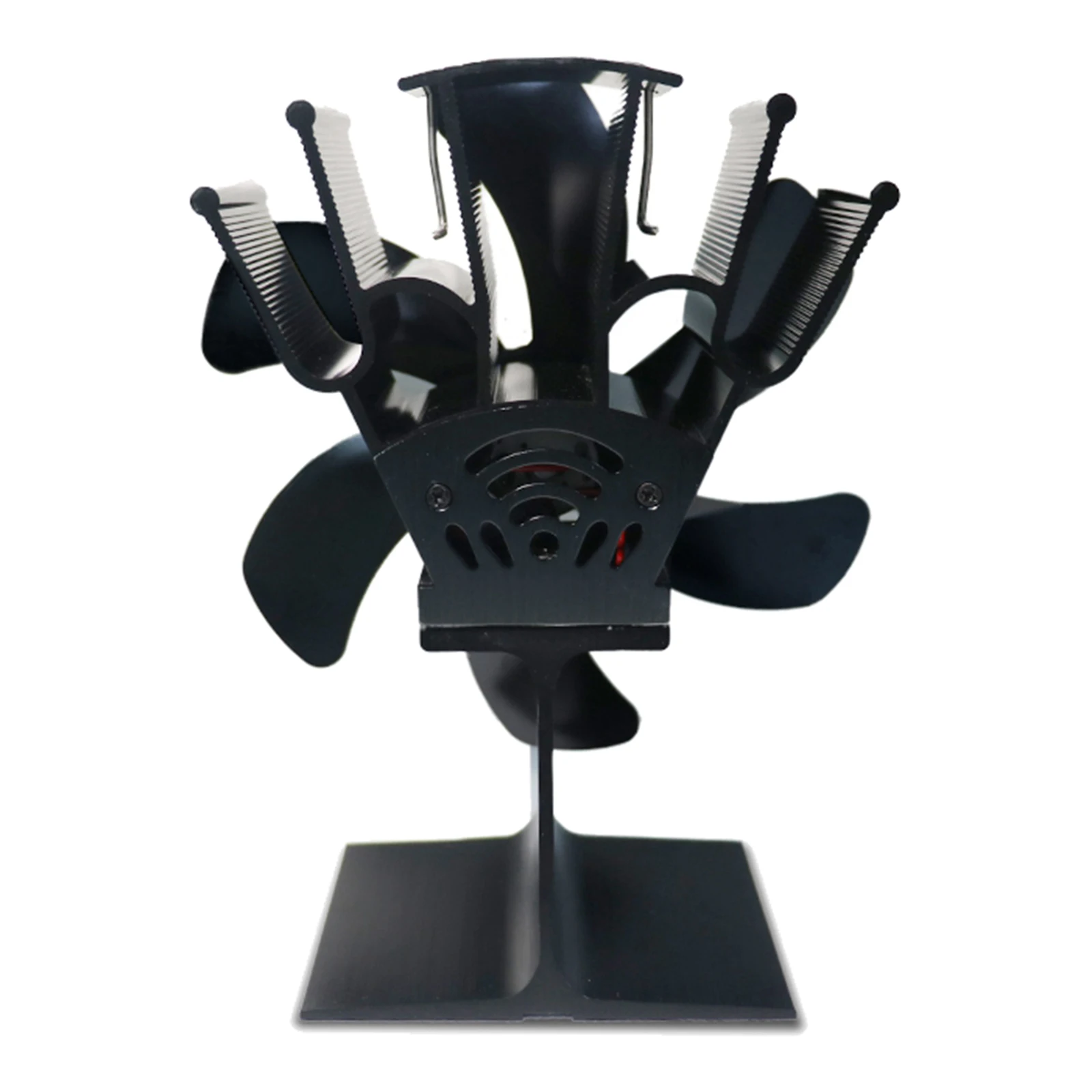 Upgraded 6 Blade Fireplace Fan Heat Powered Stove Fan for Wood Log Burner Fireplace Eco Friendly Efficient Heat Distribution Fan