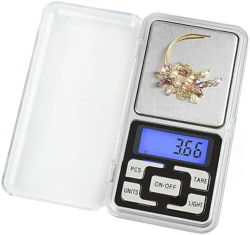 Mini Digital Scale 100/200/300/500g 0.01/0.1g High Accuracy Backlight Electric Pocket For Jewelry Gram Weight For Kitchen Scale